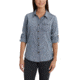 Carhartt Dodson Chambray Long Sleeve Shirt for Womens, Light Indigo, Extra Small/Regular 102778-431-REG-XS