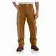 Carhartt Firm Duck Double-Front Work Dungaree - Men's, Brown, 36-32, B01-BRN-36-32