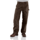 Carhartt Double-Front Work Dungaree Washed Duck - Mens, Dark Brown, 32 Inseam, 30 Waist, B136-DKB-32-30