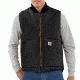 Carhartt Duck Vest for Mens, Black, Medium/Regular V01-BLK-REG-MED
