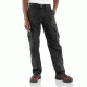 Carhartt Flame-Resistant Canvas Cargo Pant, Black, 30/30 FRB240-BLK-30-30