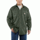 Carhartt Flame-Resistant Canvas Shirt Jacket, Moss, Medium/Regular 100432-316-REG-M