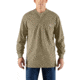 Carhartt Flame-Resistant Force Cotton Long Sleeve Henley, Khaki, 2XL/Regular 100237-250-REG-2XL
