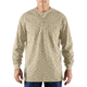 Carhartt Flame-Resistant Force Cotton Long Sleeve Henley, Sand, 2XL/Regular 100237-261-REG-2XL