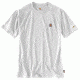 Carhartt Flame-Resistant Force Short Sleeve T-Shirt, Light Gray, Large/Tall 102903-051-TLL-L