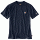 Carhartt Flame-Resistant Force Short Sleeve T-Shirt, Dark Navy, Large/Regular 102903-410-REG-L