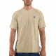 Carhartt Flame-Resistant Force Short Sleeve T-Shirt, Sand, Small/Regular FRK008-SND-REG-SML