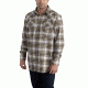Carhartt Flame-Resistant Snap Flame-Resistantont Plaid Shirt, Moss, Large/Regular 102015-316-REG-L