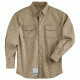 Carhartt Flame-Resistant Snap Flame-ResistantonT-Shirt, Khaki, Medium/Regular 101572-250-REG-M