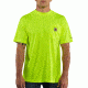 Carhartt Force Color Enchanced Short-Sleeve T-Shirt, Brite Lime, 2XL/Regular 100493-323-REG-2XL