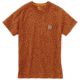 Carhartt Force Cotton Delmont LS T-Shirt - Men's, Umber Heather, Small, Regular, 100410-O05REGSA