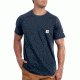 Carhartt Force Cotton Delmont LS T-Shirt - Men's, Navy, Small, Regular, 100410-412-REG-S
