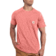 Carhartt Force Cotton Delmont Short Sleeve T-Shirt - Mens, Coral Haze Heather, Small, 100410-P04-REG-S