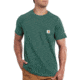 Carhartt Force Cotton Delmont Short Sleeve T-Shirt - Mens, Musk Green Heather, Small, 100410-G18-REG-S