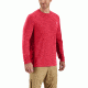 Carhartt Force Extremes Long Sleeve T-shirt - Mens, Light Crimson Heather/Dark Crimson, M-REG 102998-942-REG-M