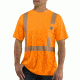 Carhartt Force High-Visibilty Short-Sleeve Class 2 T-Shirt, Brite Orange, 2XL/Regular 100495-824-REG-2XL
