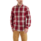 Carhartt Fort Plaid Long Sleeve Shirt-Men's, Dark Crimson, Medium, Regular, 103352-608-REG-M