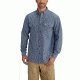 Carhartt Fort Solid Long Sleeve Shirt for Mens, Denim Blue Chambray, 2XL/Regular S202-499-REG-XXL