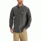 Carhartt Fort Solid Long Sleeve Shirt for Mens, Black Chambray, Large/Regular S202-BKC-REG-LRG