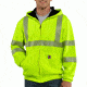 Carhartt High-Visibilty Zip-Front Class 3 Thermal-Lined Sweatshirt, Brite Lime, 2XL/Regular 100504-323-REG-2XL