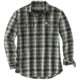 Carhartt Hubbard Flannel Long Sleeve Shirt - Mens, Black, Extra Large, 103822-001-REG-XL