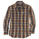 Carhartt Hubbard Flannel Long Sleeve Shirt - Mens, Navy, Extra Large, 103822-412-REG-XL