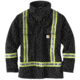 Carhartt HV Striped Duck Traditional Coat-Personal Protective, Black, 4XLarge, Tall, 101694-001-TLL-4XL