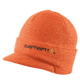 Carhartt Knit Hat with Visor for Mens, Brite Orange, One Size Fits All A164-BOG-OFA