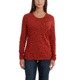 Carhartt Lockhart Long Sleeve Crewneck T-Shirt for Womens, Red Ochre Heather, 2XL/Regular 102760-936-REG-XXL