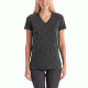 Carhartt Lockhart Short Sleeve Vneck T-Shirt for Womens, Carbon Heather, 2XL/Regular 102452-026-REG-XXL