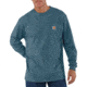 Carhartt Long Sleeve Workwear Pocket T-Shirt - Men's-Blue Lagoon-Large