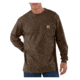 Carhartt Long Sleeve Workwear Pocket T-Shirt - Mens-Dark Brown-Large