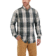 Carhartt Essential Plaid Button Down Long Sleeve Shirt-Men's, Elm, Small, Regular, 103351-305-REG-S