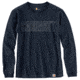 Carhartt M Workwear Block Logo Graphic Long Sleeve T-Shirt - Mens, Navy, Medium, 103841-412REGMA