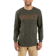 Carhartt M Workwear Block Logo Graphic Long Sleeve T-Shirt - Mens, Peat, Extra Large, 103841-306REGXLA