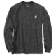 Carhartt M Workwear Mountain Ptch Grpc Long Sleeve Pkt TS - Mens, Carbon Heather, Small, 104029-026REGSA