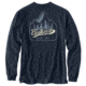 Carhartt M Workwear Mountain Ptch Grpc Long Sleeve Pkt TS - Mens, Navy, Small, 104029-412REGSA