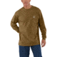 Carhartt M Workwear Pocket Long Sleeve T Shirt - Mens, Oiled Walnut Heather, Large, K126-B00REGLRGA