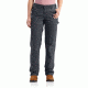 Carhartt Original Fit Crawford Pant for Womens, Coal, 4/Short 102080-011-SHT-4