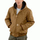 Carhartt QFL Duck Active Jacket for Mens, Carhartt Brown, 2XL/Regular J140-BRN-REG-XXL
