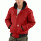 Carhartt QFL Duck Active Jacket for Mens, Red, Medium/Regular J140-RED-REG-MED