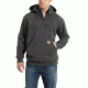 Carhartt Rain Defender Paxton Heavyweight Hooded Zip Mock Sweatshirt for Mens, Carbon Heather, 2XL/Regular 100617-026-REG-2XL