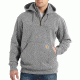Carhartt Rain Defender Paxton Heavyweight Hooded Zip Mock Sweatshirt for Mens, Heather Gray, Extra Large/Regular 100617-034-REG-XL