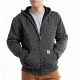 Carhartt Rain Defender Rutland Thrermal Lined Hooded Zip-Front Sweatshirt for Mens, Carbon Heather, 2XL/Regular 100632-026-REG-2XL