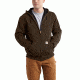Carhartt Rain Defender Rutland Thrermal Lined Hooded Zip-Front Sweatshirt for Mens, Dark Brown, Extra Large/Regular 100632-201-REG-XL