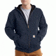 Carhartt Rain Defender Rutland Thrermal Lined Hooded Zip-Front Sweatshirt for Mens, New Navy, Small/Regular 100632-472-REG-S