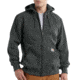 Carhartt RD Paxton HW Hdd Zip Frnt Sweatshirt-Mens, Carbon Heather, 4XLarge, Tall, 100614-026-TLL-4XL