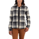 Carhartt Rugged Flerx Hamilton Fleece Lined Shirt - Womens, Shadow, Small, 103239-029-REG-S