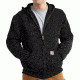 Carhartt Rutland Thermal-Lined Hooded Zip-Front Sweatshirt - Mens-Black-Medium