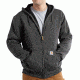 Carhartt Rutland Thermal-Lined Hooded Zip-Front Sweatshirt - Mens-Carbon Heather-Medium
